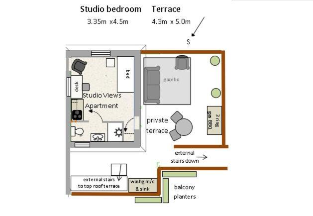 Studio Views Apartment, Cortijo Fruitful Hills Málaga Eksteriør bilde